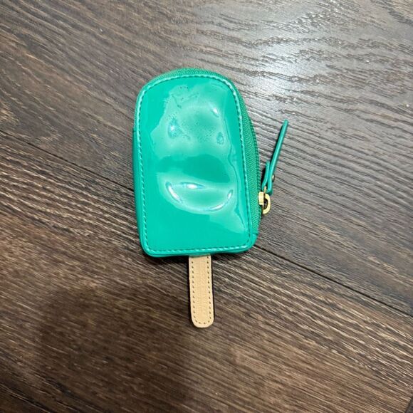 Kate Spade Turquoise Vibrant Popsicle Coin Purse Rare Hard to Find - Picture 2 of 3
